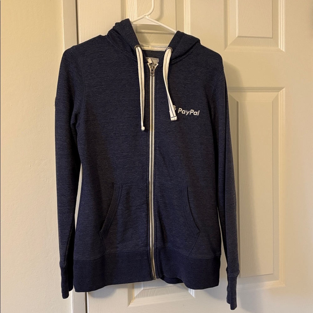 Roots Blue Zip-Up Hoodie